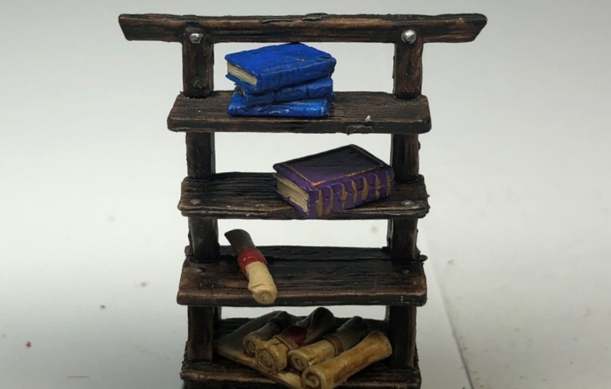 Scatter: Bookshelf (with Stuff)